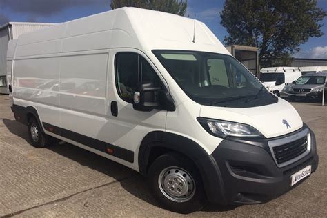 peugeot boxer van price list